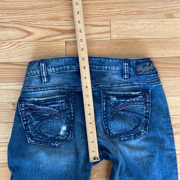 Silver jeans Tuesday seven eights ankle size 30 - Picture 10 of 11